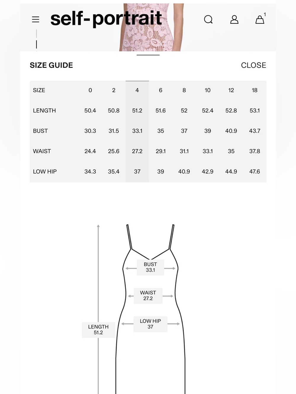 SELF-PORTRAIT Crochet Lace Midi Dress - Picture 8 of 8